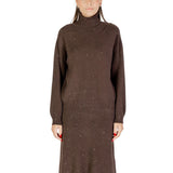 Liu Jo Brown Viscose Sweatshirt