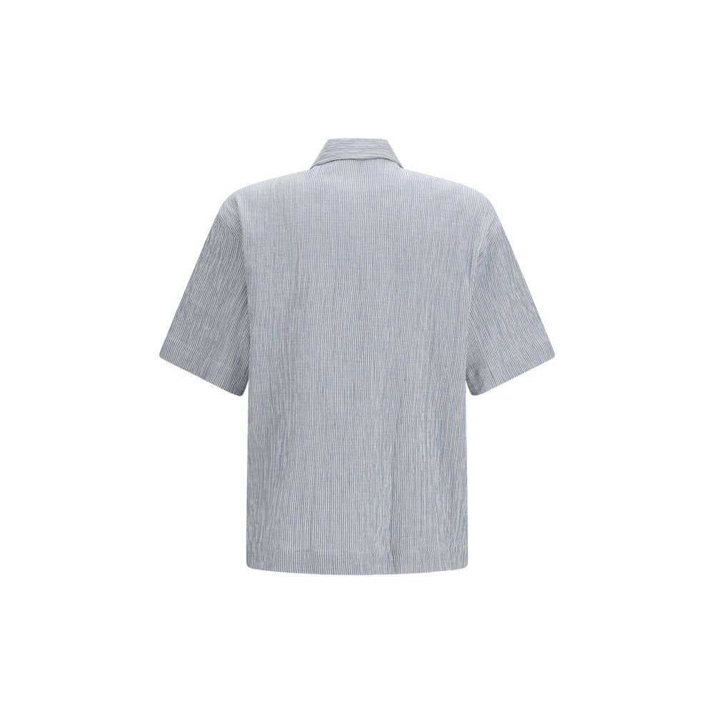 Sunflower Blue Cotton Pattern Shirt