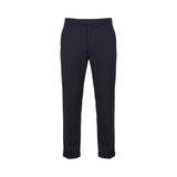 Mulish Blue Cotton Two-Piece Suit