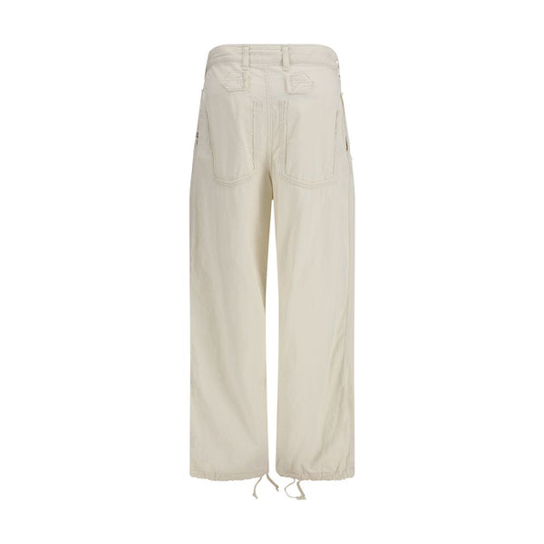Maison Mihara Yasuhiro White Cotton Casual Pants
