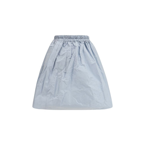 Prada Blue Silk Long Skirt