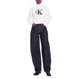 Calvin Klein Jeans White Cotton Turtleneck