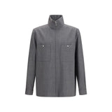Valentino Garavani Gray Polyester Coat