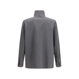 Valentino Garavani Gray Polyester Coat