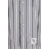 Thom Browne Gray Cotton Pattern Shirt