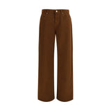 Max Mara Brown Cotton Pants