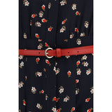Max Mara Blue Silk Casual Dress