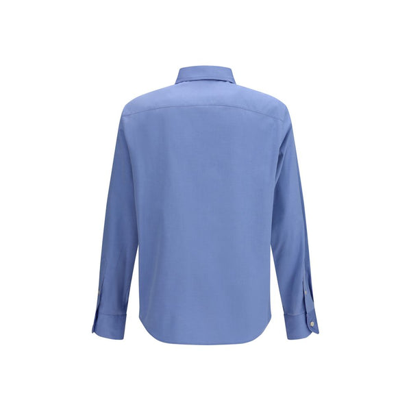 Valentino Blue Cotton Shirt