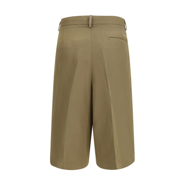 Fabiana Filippi Beige Viscose Cropped Pants