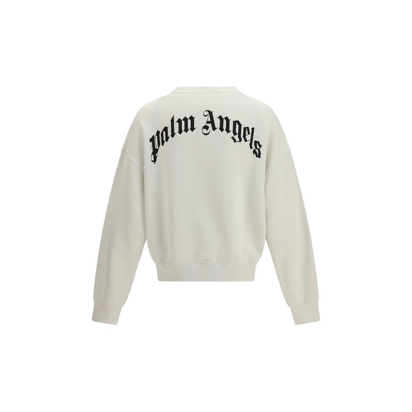 Palm Angels Beige Cotton Sweatshirt