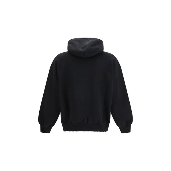 Balenciaga Black Cotton Sweatshirt