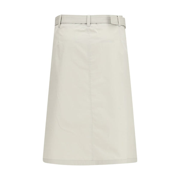 RIER Gray Cotton Long Skirt