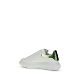 Alexander McQueen White Calf Leather Bos Taurus Platform Sneakers