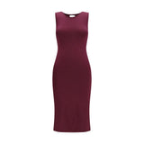 SA SU PHI Purple Silk Long Dress