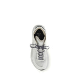 ROA White Fabric Athletic Sneakers