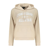 Converse Beige Cotton Women's Hoodie