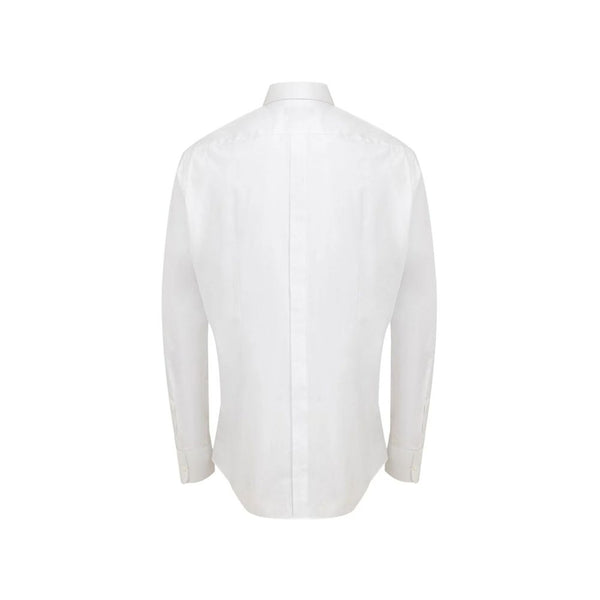 Dolce & Gabbana White Cotton Dress Shirt