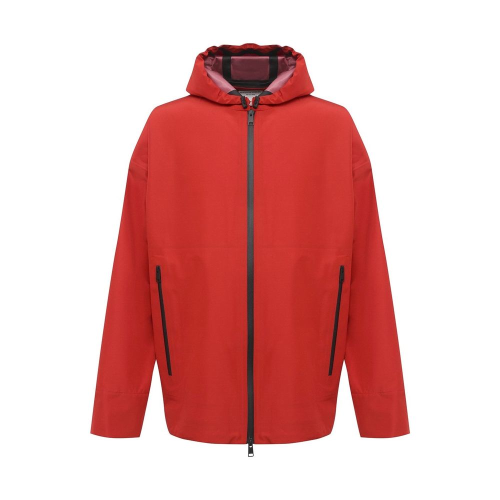 Bottega Veneta Red Polyamide Shell Jacket