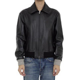 Dior Black Calfskin Leather Jacket