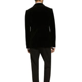Dolce & Gabbana Black Cotton Blazer