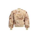 ALPHA INDUSTRIES Gold Nylon Bomber