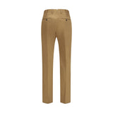 PT Torino Brown Cotton Casual Pants