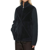 Loewe Black Lamb Fur Full-Length Jacket
