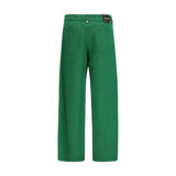 'S Max Mara Bicolor Cotton Casual Pants
