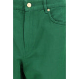 'S Max Mara Bicolor Cotton Casual Pants