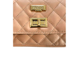 Baldinini Trend Pink Leather Women Crossbody Bag