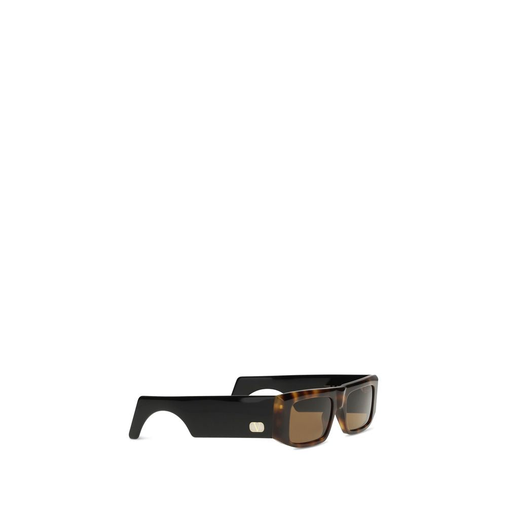 Valentino Garavani Brown Acetate Sunglasses