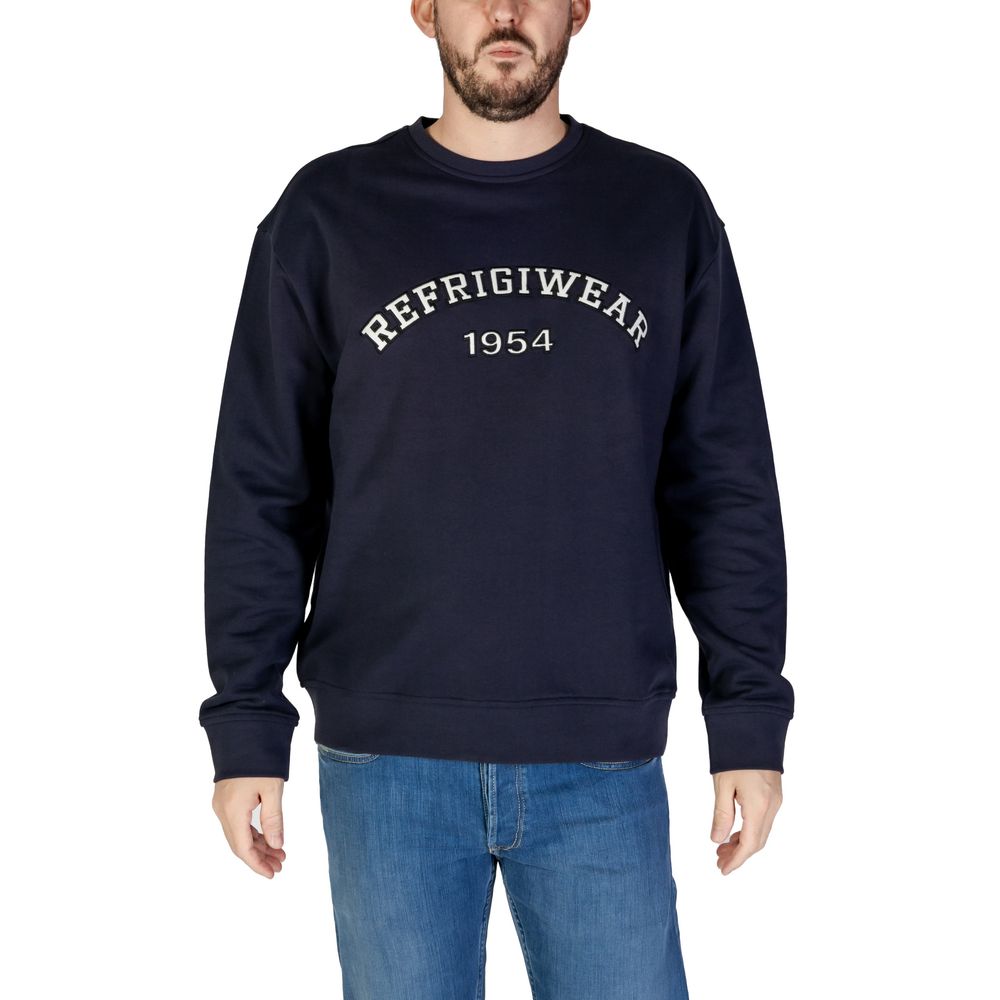 Refrigiwear Blue Cotton Sweatshirt