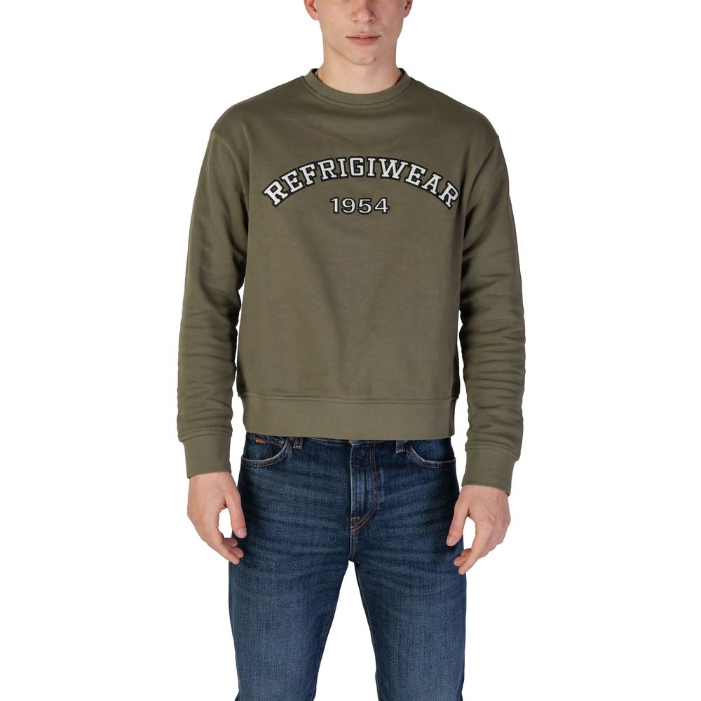 Refrigiwear Green Cotton Sweatshirt