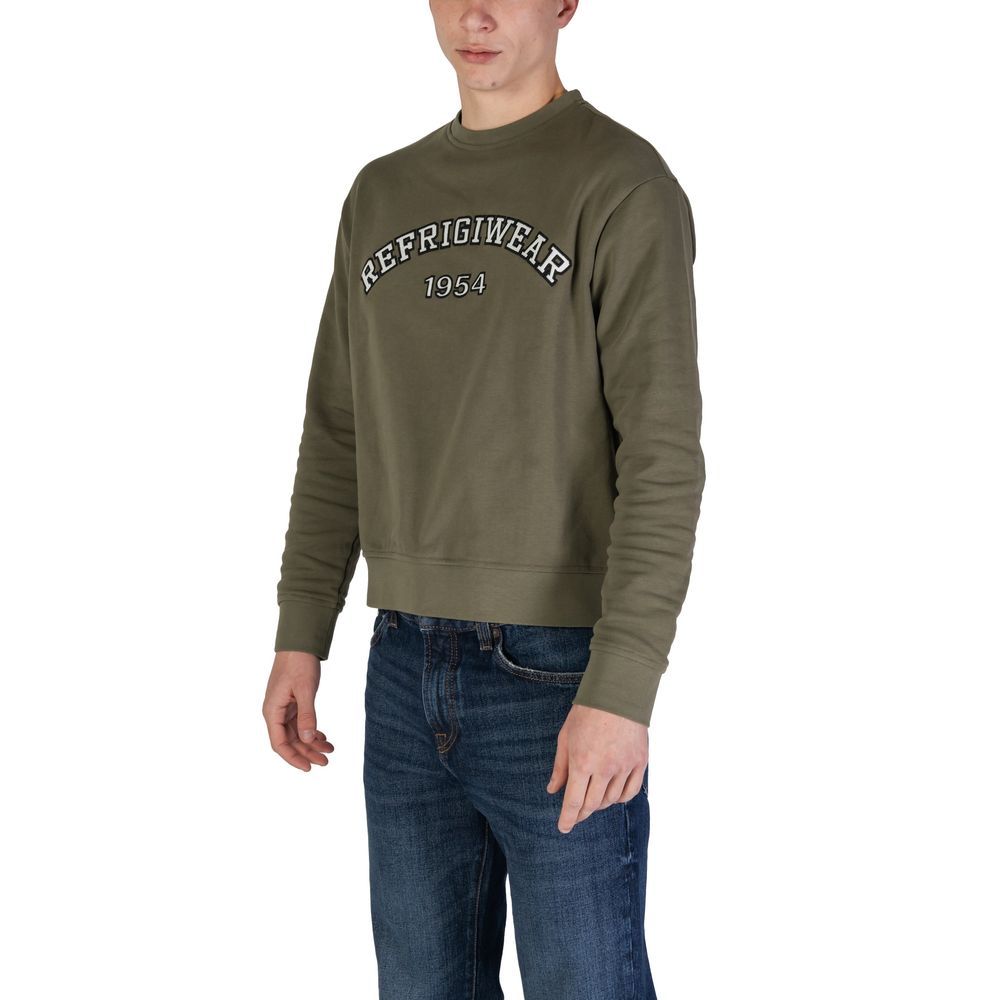 Refrigiwear Green Cotton Sweatshirt