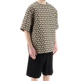 Valentino Garavani Brown Silk T-Shirt