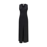 Ami Paris Black Viscose Casual Dress