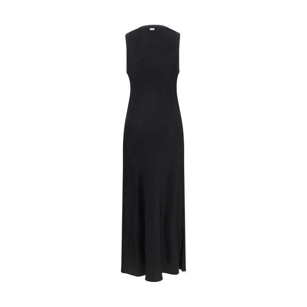 Ami Paris Black Viscose Casual Dress