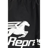 Represent Black Polyester Shorts