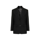 Prada Black Virgin Wool Blazer