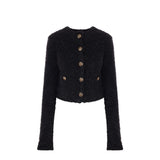 Balenciaga Black Cotton Cardigan