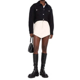 Alexander McQueen Black Cotton Denim Jacket
