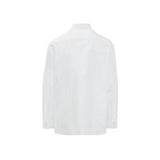 Burberry White Cotton Dress Shirt