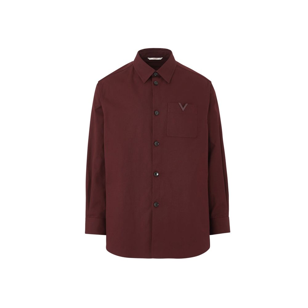 Valentino Garavani Red Cotton Full-Length Jacket