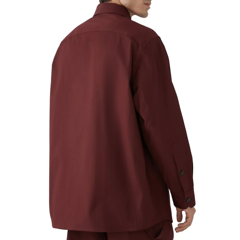 Valentino Garavani Red Cotton Full-Length Jacket