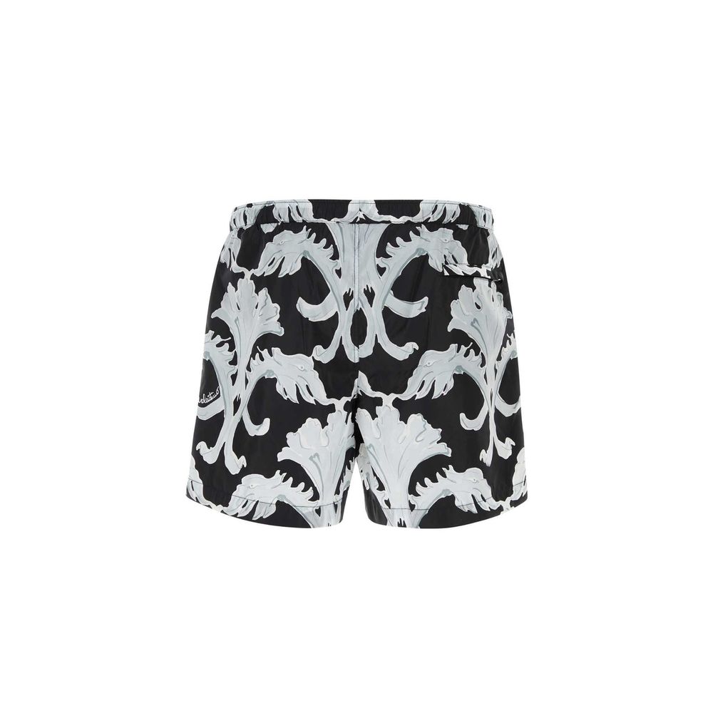 Valentino Garavani Black Polyamide Swim Shorts