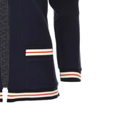 Thom Browne Blue Cotton Cardigan