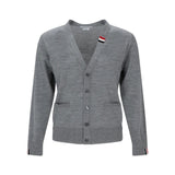 Thom Browne Gray Virgin Wool Cardigan