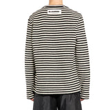 Jil Sander White Wool Long Sleeve T-Shirt