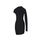 Balenciaga Black Polyester Cocktail Dress