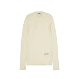Jil Sander White Cotton Sweatshirt